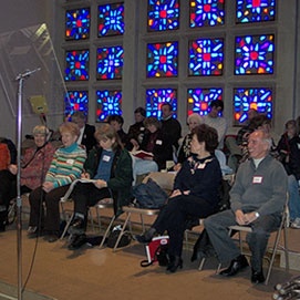 Attendees at the Cathedral