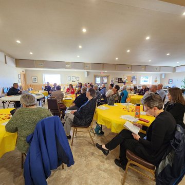 20241019 104404 NPM 4 Fall Meeting phtg Bonnie Josten Fr Timothy Castor Chant