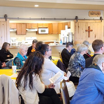 20241019 110254 NPM 4 Fall Meeting phtg Bonnie Josten Fr Timothy Castor Chant