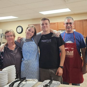 20241019 122909 NPM 4 Fall Meeting phtg MCN Lunch St. Michael's cooks & helpers