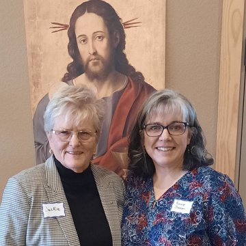 20241019 134931 NPM 4 Fall Meeting Awards phtg Carman Timmerman Bonnie Josten, 6-yr Director+ w Jackie Schnittgrund