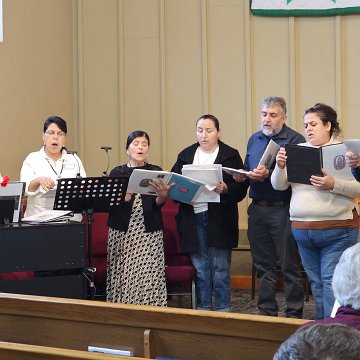 20260131 120001 Hispanic Music Choir~Attendees NPM Winter Meeting St Isaac Jogues,RC,SD phtg MCN CROP1;2x3 Lv.b00,w255,m0.92